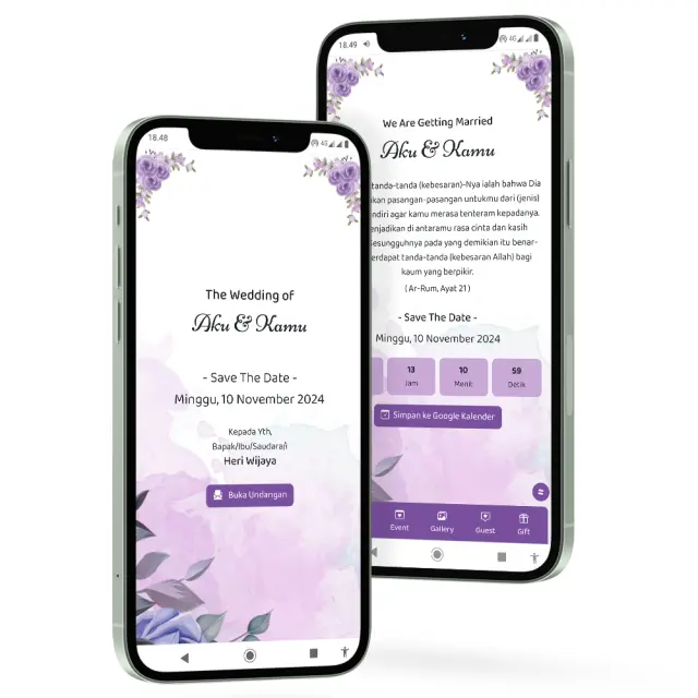 Tema Purple Rose