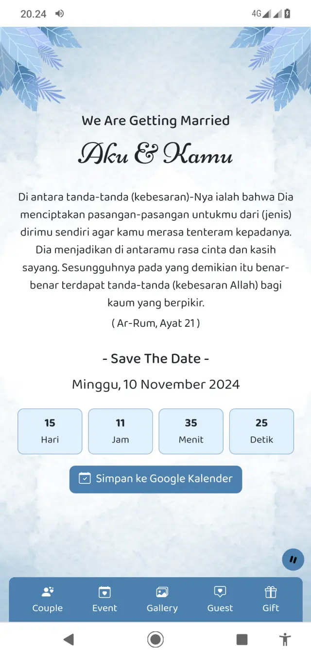 Preview Tema Blue Gray 2