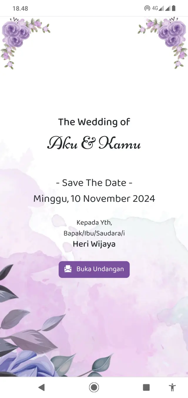 Tampilan Cover
